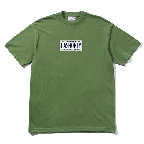 Cash Only License Plate T-Shirt - Canteen - Streetart.fr